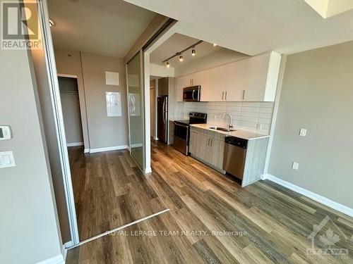 1201 - 1140 Wellington Street W, Ottawa, ON - Indoor Photo Showing Kitchen With Double Sink