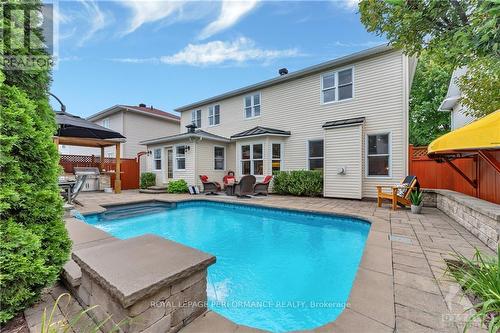 695 Merkley Drive, Ottawa, ON - Outdoor With In Ground Pool With Deck Patio Veranda With Exterior