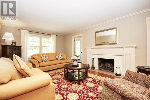 125 Lansdowne Road S, Ottawa, ON - Indoor Photo Showing Living Room With Fireplace