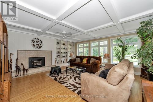 6 Rideau Lane, North Grenville, ON - Indoor Photo Showing Living Room With Fireplace