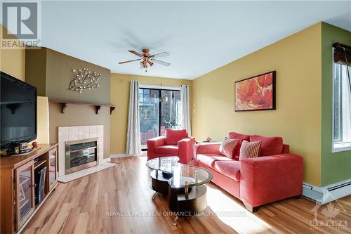 210 Alvin Road, Ottawa, ON - Indoor Photo Showing Living Room With Fireplace