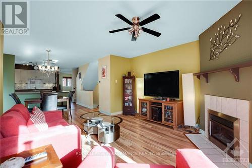 210 Alvin Road, Ottawa, ON - Indoor Photo Showing Living Room With Fireplace