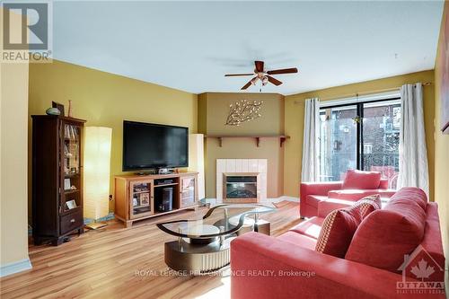 210 Alvin Road, Ottawa, ON - Indoor Photo Showing Living Room With Fireplace