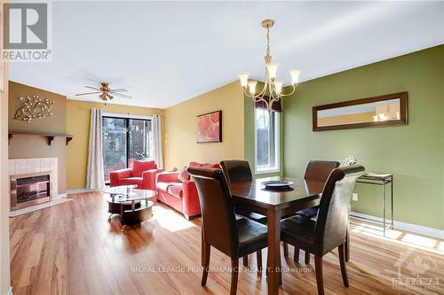 210 Alvin Road, Ottawa, ON - Indoor Photo Showing Dining Room With Fireplace