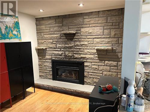 225 Cobourg Street, Ottawa, ON - Indoor Photo Showing Living Room With Fireplace