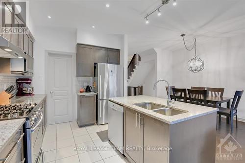 308 Rainrock Crescent, Ottawa, ON - Indoor Photo Showing Kitchen With Double Sink With Upgraded Kitchen