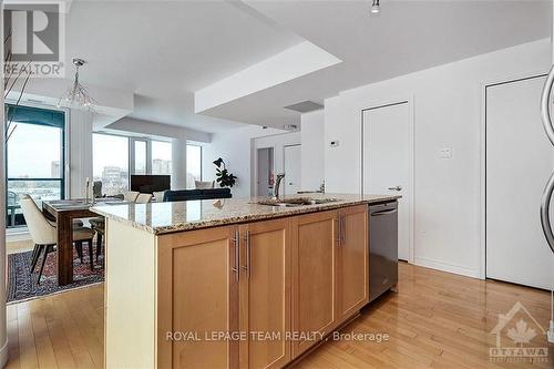 803 - 200 Lett Street, Ottawa, ON - Indoor Photo Showing Kitchen With Double Sink