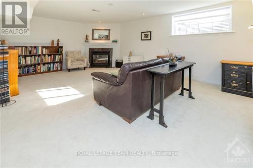 411 Oban Pvt, Ottawa, ON - Indoor With Fireplace