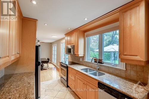 73 Aero Drive, Ottawa, ON - Indoor Photo Showing Kitchen With Double Sink