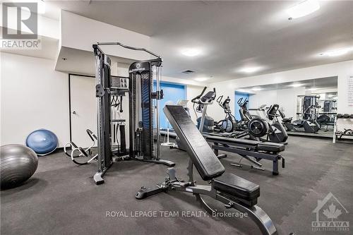 1201 - 40 Boteler Street, Ottawa, ON - Indoor Photo Showing Gym Room