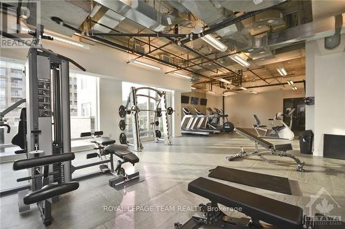 1206 - 111 Champagne Avenue, Ottawa, ON - Indoor Photo Showing Gym Room