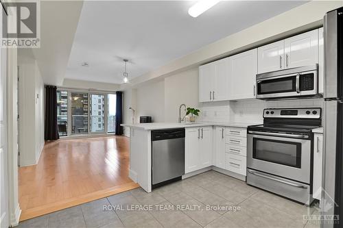 703 - 242 Rideau Street, Ottawa, ON - Indoor Photo Showing Kitchen With Stainless Steel Kitchen