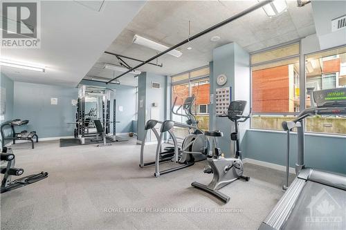 506 - 179 George Street, Ottawa, ON - Indoor Photo Showing Gym Room