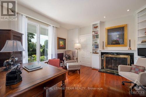 1870 Sixth Line Road, Ottawa, ON - Indoor Photo Showing Living Room With Fireplace