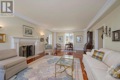 1870 Sixth Line Road, Ottawa, ON - Indoor Photo Showing Living Room With Fireplace