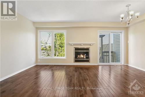 357 Hillsboro, Ottawa, ON - Indoor Photo Showing Living Room With Fireplace