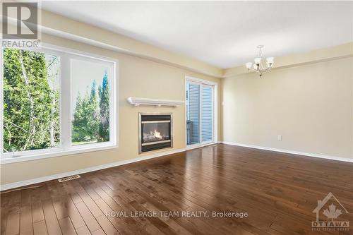 357 Hillsboro, Ottawa, ON - Indoor Photo Showing Living Room With Fireplace