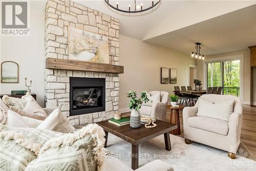 5 Comeau Court, North Grenville, ON - Indoor Photo Showing Living Room With Fireplace