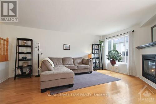 2091 Hiboux Street, Ottawa, ON - Indoor Photo Showing Living Room With Fireplace