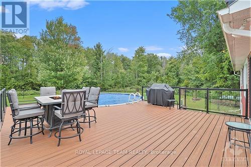 450 Big Horn Way, Ottawa, ON - Outdoor With Above Ground Pool With Deck Patio Veranda