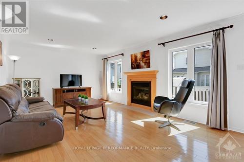 3346 Mccarthy Road, Ottawa, ON - Indoor Photo Showing Living Room With Fireplace