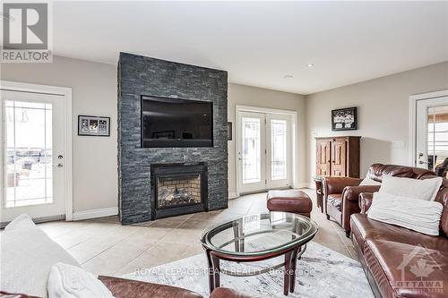 2 Beechgrove Gardens, Ottawa, ON - Indoor Photo Showing Living Room With Fireplace