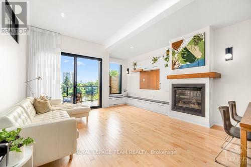 101 Wurtemburg Street, Ottawa, ON - Indoor Photo Showing Living Room With Fireplace