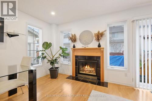 11 Santa Cruz, Ottawa, ON - Indoor Photo Showing Living Room With Fireplace