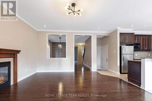 421 Meadowhawk Crescent, Ottawa, ON - Indoor With Fireplace