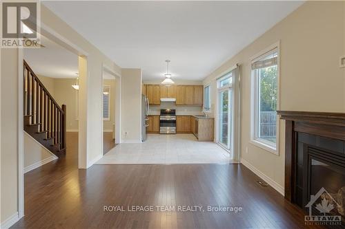 405 Brigatine Avenue, Ottawa, ON - Indoor Photo Showing Living Room With Fireplace