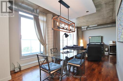 907 - 383 Cumberland Street, Ottawa, ON - Indoor Photo Showing Dining Room