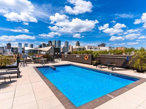 Pool - 101-315 Rue Richmond, Montréal (Le Sud-Ouest), QC - Outdoor With In Ground Pool With View