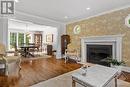 136 Kerscott Heights Way, Ottawa, ON  - Indoor Photo Showing Living Room With Fireplace 