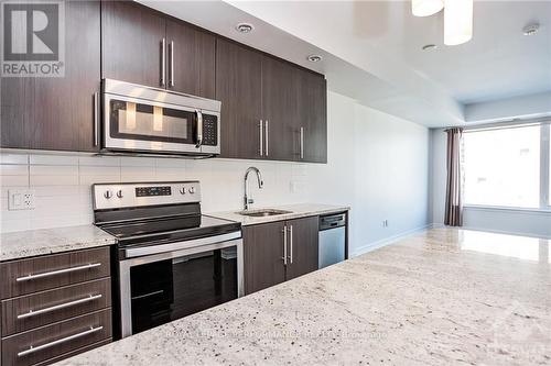 1011 - 238 Besserer Street, Ottawa, ON - Indoor Photo Showing Kitchen With Stainless Steel Kitchen With Upgraded Kitchen