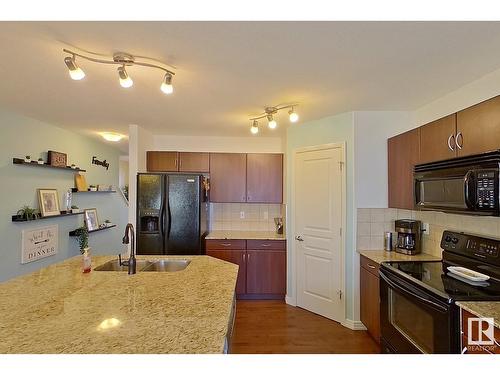 2341 Aspen Tr, Sherwood Park, AB - Indoor Photo Showing Kitchen With Double Sink