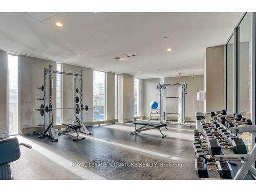 2610-85 Queens Wharf Rd, Toronto, ON - Indoor Photo Showing Gym Room