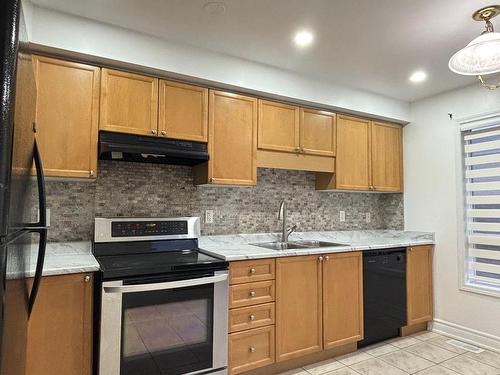 17 Levida St, Brampton, ON - Indoor Photo Showing Kitchen With Double Sink