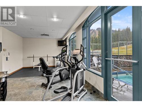 3160 Creekside Way Unit# 423, Sun Peaks, BC - Indoor Photo Showing Gym Room