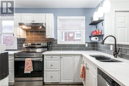 395 Nelson Street, Stratford, ON - Indoor Photo Showing Kitchen With Double Sink