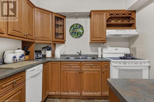 302 - 163 Ferguson Drive, Woodstock (Woodstock - South), ON - Indoor Photo Showing Kitchen With Double Sink