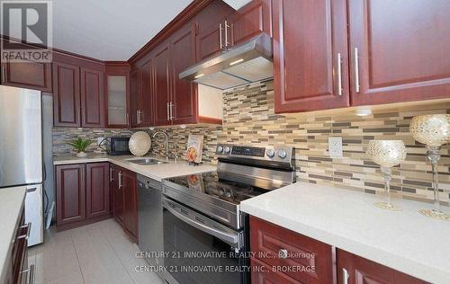 6 Heaver Drive, Whitby, ON - Indoor Photo Showing Kitchen With Stainless Steel Kitchen With Double Sink