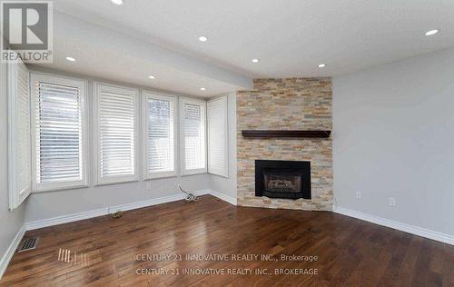 6 Heaver Drive, Whitby, ON - Indoor Photo Showing Living Room With Fireplace