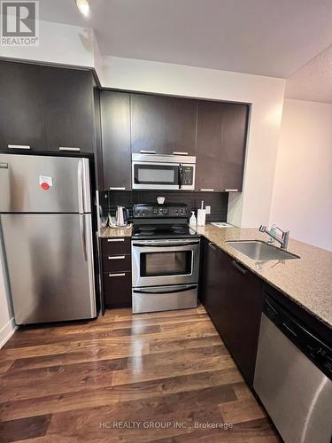 2206 - 23 Sheppard Avenue E, Toronto, ON - Indoor Photo Showing Kitchen With Stainless Steel Kitchen