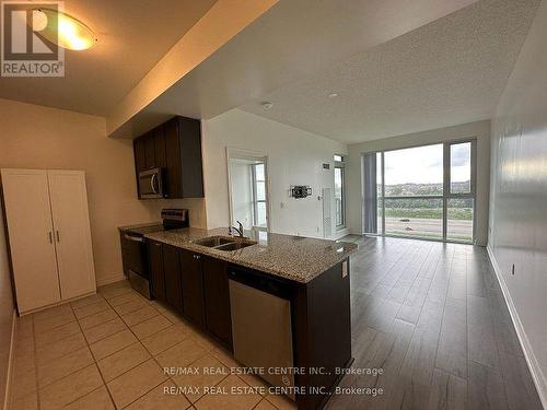 801 - 349 Rathburn Road W, Mississauga, ON - Indoor Photo Showing Kitchen With Double Sink