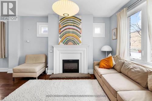 52 Bicknell Avenue, Toronto, ON - Indoor Photo Showing Living Room With Fireplace