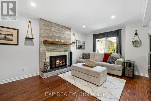 2994 Range Line Road, Ajax (South East), ON - Indoor Photo Showing Living Room With Fireplace