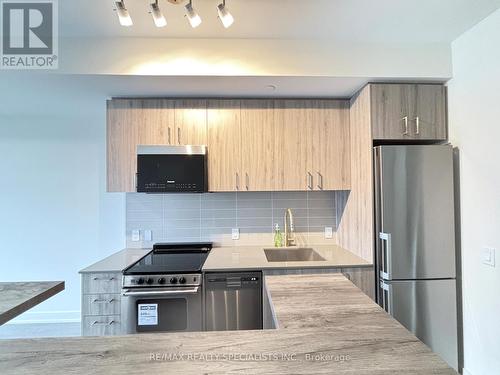 904 - 8010 Derry Road, Milton, ON - Indoor Photo Showing Kitchen With Stainless Steel Kitchen With Upgraded Kitchen