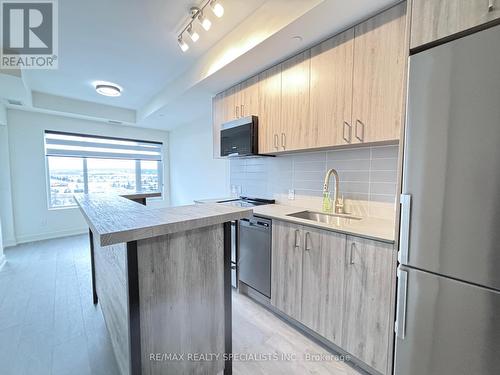 904 - 8010 Derry Road, Milton, ON - Indoor Photo Showing Kitchen With Stainless Steel Kitchen With Upgraded Kitchen