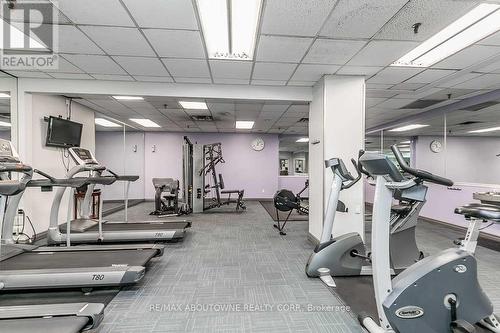 1801 - 285 Enfield Place, Mississauga, ON - Indoor Photo Showing Gym Room