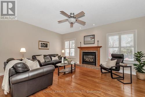 9 Galena Court, Ottawa, ON - Indoor Photo Showing Living Room With Fireplace